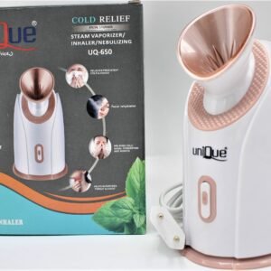 Unique UQ-650 Steamer and Inhaler Machine – Dual-Purpose Steam Therapy for Flu, Cough & Facial Care in Pakistan