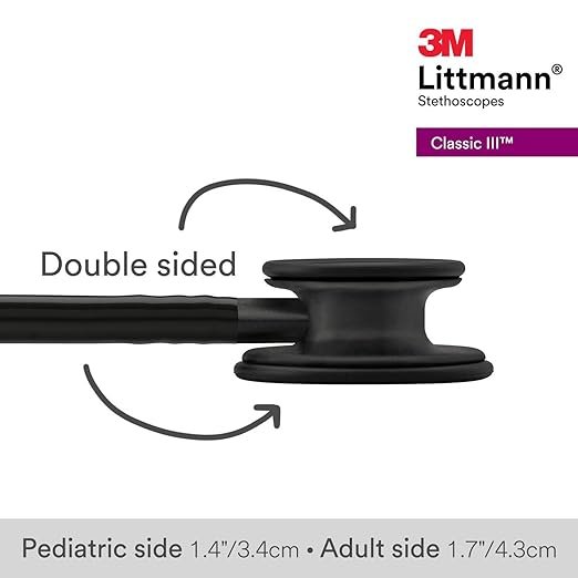 3M Littmann Classic III Stethoscope – Dual Head, High Acoustic Monitoring for Doctors in Pakistan - Image 3
