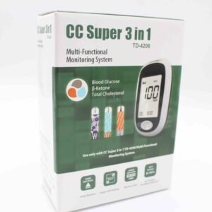 CC Super Blood Glucose, β-Ketone, Cholesterol Monitor TD-4206