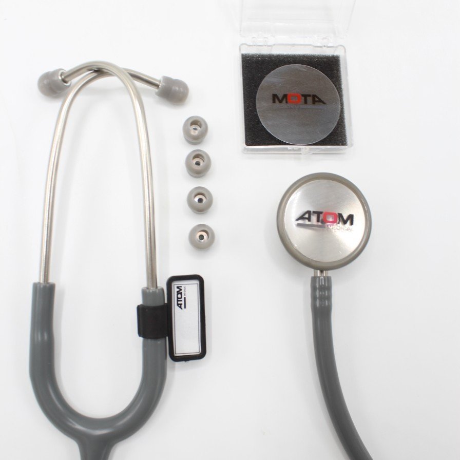 Atom AT-975 Medical Stethoscope – Dual Head Diagnostic Stethoscope for Doctors, Nurses & Students in Pakistan - Image 2