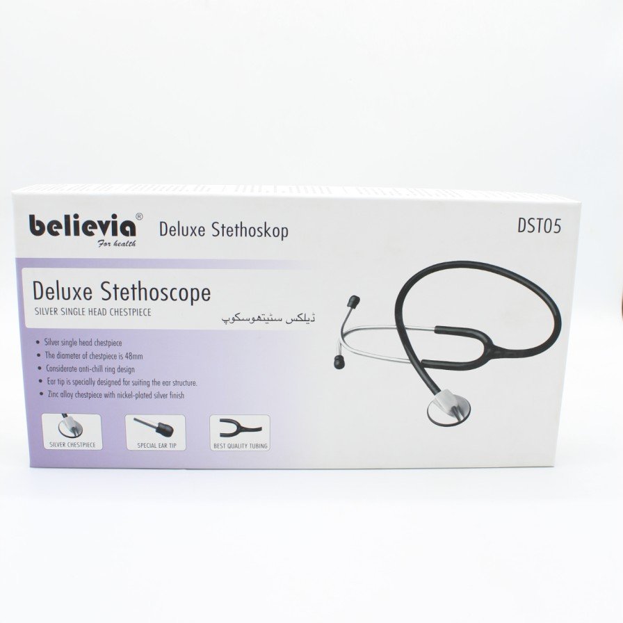 Believia DST05 Deluxe Stethoscope β Dual Head Diagnostic Stethoscope for Doctors & Students in Pakistan - Image 4