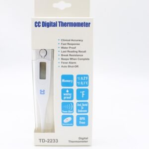 CC TD-2233 Digital Thermometer β Accurate Fever Checking Device for Kids & Adults in Pakistan
