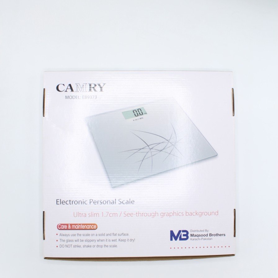 Camry EB9373 Digital Body Weight Scale – Tempered Glass Weighing Machine for Home Use in Pakistan - Image 6