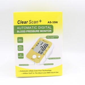 Clear Scan AS-35W Digital Blood Pressure Monitor – Automatic Upper Arm BP Machine for Home Use in Pakistan