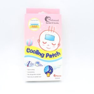 National Cooling Patch (Pack of 6) – Fever & Headache Relief Gel Strips in Pakistan