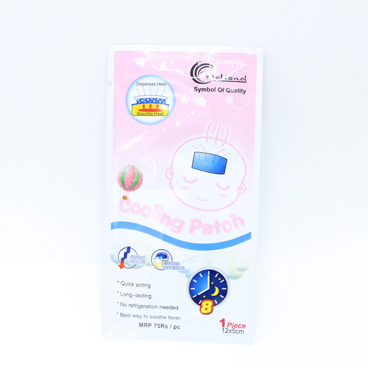 National Cooling Patch (Pack of 6) – Fever & Headache Relief Gel Strips in Pakistan - Image 2