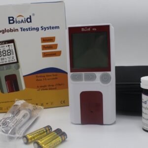 Bioaid Hemoglobin Testing System – Portable Hb & Hct Analyzer with 10‑15 sec Results, 1000‑Reading Memory, USB Export (Capillary/Hb Meter) in Pakistan