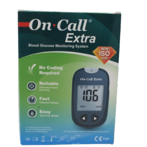 On Call Extra ISO-15197 Blood Glucose Monitor – Accurate Sugar Testing Kit in Pakistan