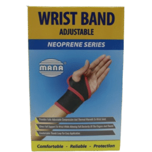 Adjustable Neoprene Wrist Band – Pain Relief & Support for Sprains, Strain & Gym | In Pakistan