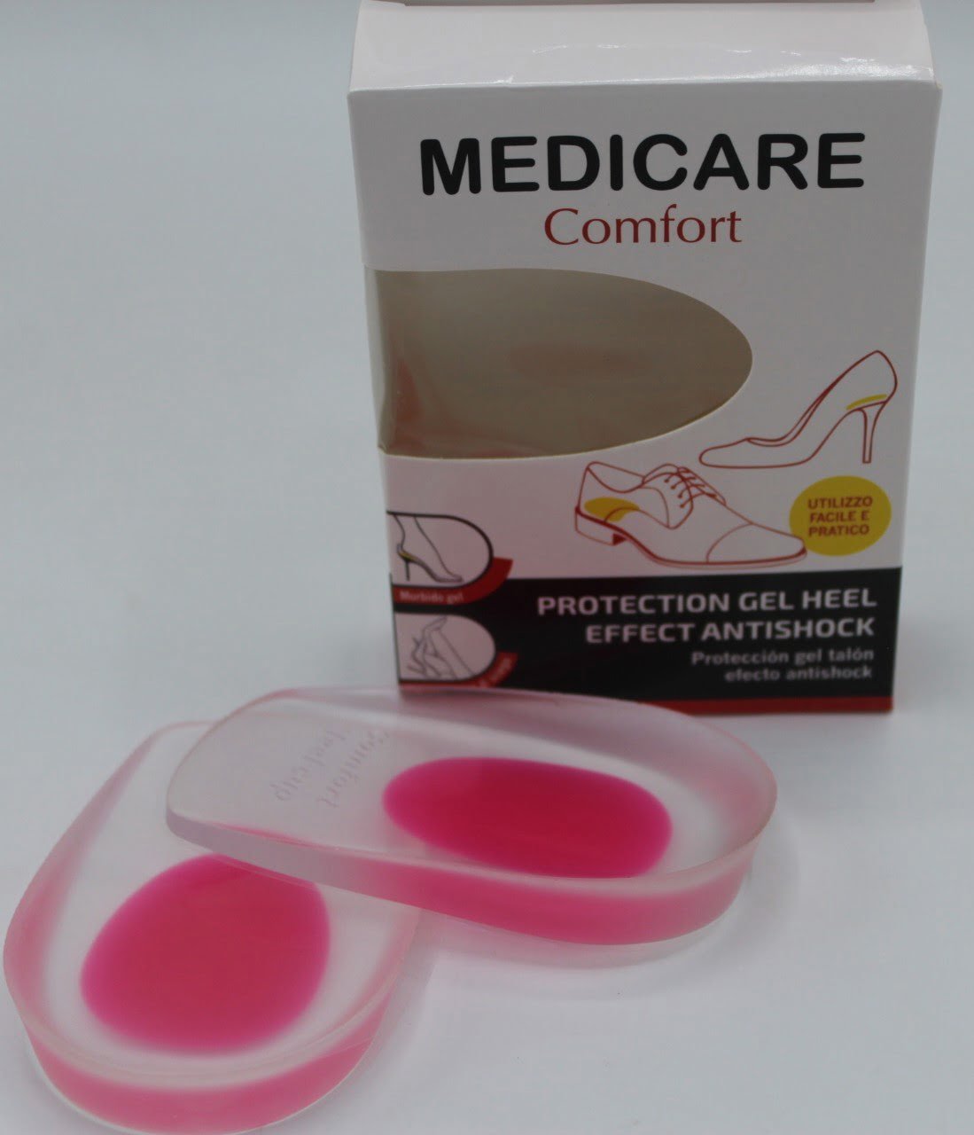 Medicare Comfort Protection Gel Heel Pads – Anti-Shock Cushion for Heel Pain Relief in Pakistan