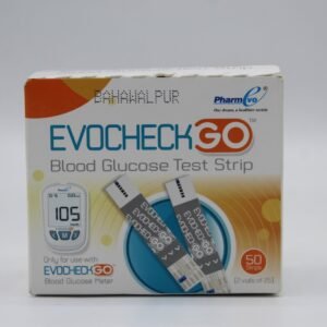 EVOCHECK GO 50 Blood Glucose Test Strips – Accurate & Fast Diabetes Monitoring in Pakistan
