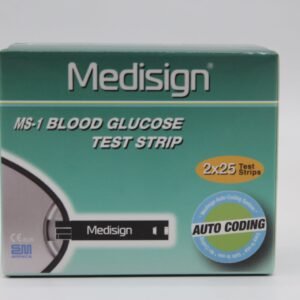 Medisign M-1 Blood Glucose Test Strips – Accurate Blood Sugar Monitoring in Pakistan