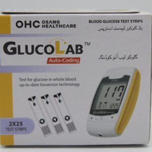 GlucoLAB 50 Blood Glucose Testing Strips – Accurate Sugar Monitoring for GlucoLAB Meters in Pakistan