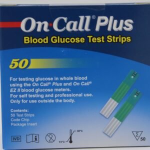 ON CALL Plus 50 Blood Glucose Testing Strips β Accurate Sugar Level Monitoring in Pakistan