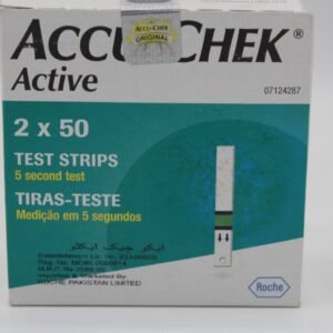 Accu-Chek Active 100 Test Strips – Original Blood Glucose Monitoring Strips in Pakistan