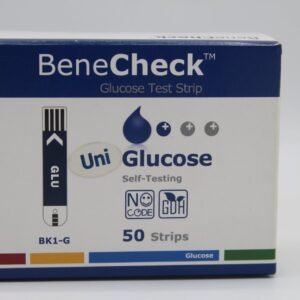 BeneCheck BK1-G Test Strips | Compatible with BeneCheck Glucose Monitoring Meter in Pakistan