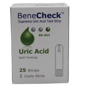 Bencheck BK-SU1 Uric Acid Test Strips – 25 Count | For Bencheck Multi-Monitoring Meter | Gout & Uric Acid Testing in Pakistan