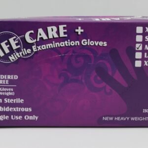 LifeCare Nitrile Examination Gloves Powder-Free – Medical Grade, All Sizes, Disposable Gloves in Pakistan
