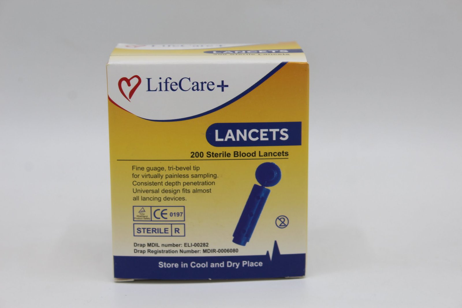 LifeCare Lancets 200 Pack – Safe & Painless Blood Sampling for Glucose Testing in Pakistan - Image 2