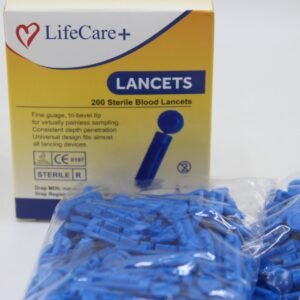 LifeCare Lancets 200 Pack – Safe & Painless Blood Sampling for Glucose Testing in Pakistan