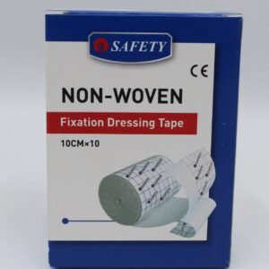 SAFETY Non-Woven Fixation Dressing Tape 10cm x 10m – Medical Adhesive Wound Fixation Tape in Pakistan