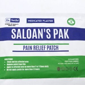 SALOANS PAK Pain Relief Patch – Fast & Long-Lasting Muscle & Joint Pain Relief in Pakistan