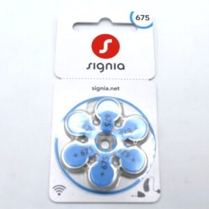 675 Signia Hearing Aid Battery Cell – Extra Long-Lasting Zinc Air Batteries for Hearing Aids in Pakistan